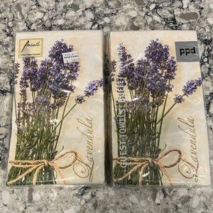 Lavender Guest Towels Set 29 Paper Towels